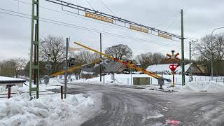 Järnvägsövergång Gustavstorp / Swedish railroad crossing