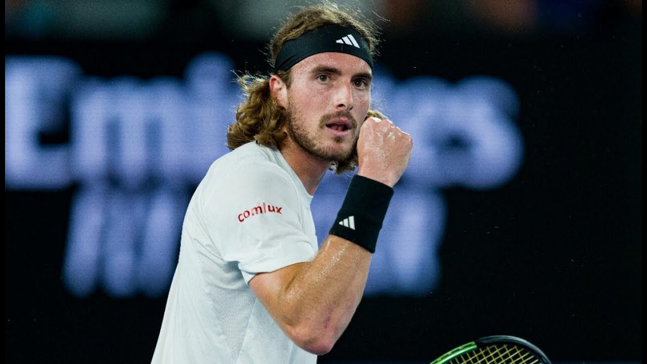 Stefanos Tsitsipas Vs Karen Khachanov Australian Open 2023 - YouTube