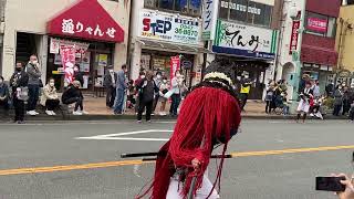 「第110回大井神社大祭 大鳥毛 第七街」お渡りは１３時からです。島田市石音石材店