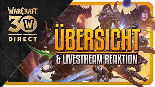 Warcraft Direct Übersicht & Livestream Reaktion | World of Warcraft