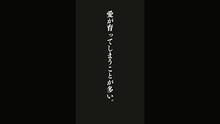 肉欲のためにあまりに尚早に愛が育ってしまうことが多い。こうした愛は根が弱いまま、すぐに引き抜かれてしまうのである。・・・ニーチェ『善悪の彼岸』 #名言