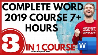 Complete word 2019 course: 7+ hours