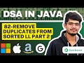 Remove Duplicates From Sorted Linked List | LeetCode 82 |Top Interview Question| Java DSA | Geekster