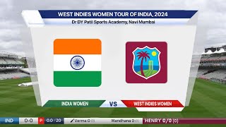 🔴 Live: India Women Vs West Indies Women Live – 3rd ODI | IND W vs WI W Live | IND Women vs WI Women