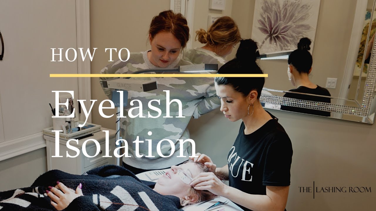 How To Isolateâ Eyelash Extension Isolation Youtube