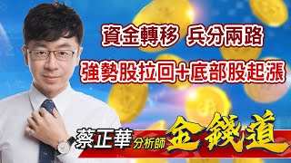 中視【金錢道】20211103 #蔡正華：資金轉移，兵分兩路！強勢股拉回+底部股起漲 #中視 #中視新聞 #金錢道 #摩爾證券投資顧問