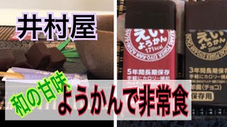 保存食、非常食に５年長持ち井村屋のえいようかんが便利。災害時には甘いものが食べやすい、総合危機管理アドバイス・防犯・防災・護身術・非常食