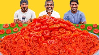 100 Jalebi (Jangri) Eating Challenge