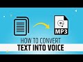 How To Convert Text To Speech In Android | TextToSpeech