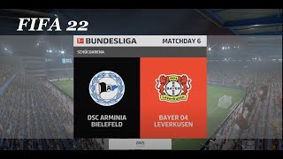 Arminia vs Leverkusen ⚽️  FIFA 22 | Bundesliga| PS5™ Gameplay in Full HD