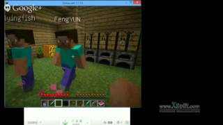 豆干實況 Minecraft 我被困在電梯裡了