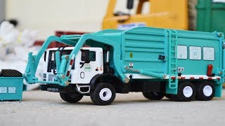 Green KDW Front Loader Garbage Truck Unboxing l Garbage Trucks Rule l Garbage Truck Videos For Kids