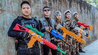 LTT Game Nerf War: Elite Warrior SEAL X Nerf Guns Fight Mr Zero Breaks Up Weapon Stealing Plan!