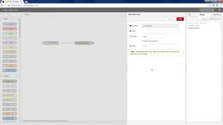 Node Red Hello World Program