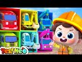 Learn Colors with Construction Trucks | Excavator, Loader | Nursery Rhymes & Kids Songs | Yes! Neo