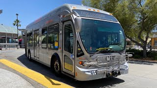 LACMTA 2007 NABI 60-BRT CNG #9555