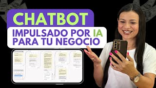 ✅CHATBOT impulsado por IA para vender más en tu NEGOCIO usando CHATGPT Y WHATSAPP