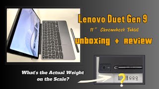 Lenovo Chromebook Duet Gen 9 Unboxing | Actual Weight Test on Scale