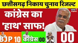 Chhattisgarh Nikay Chunav Result : छत्तीसगढ़ के 10 में से 5 निगमों में BJP को जीत, 5 पर भारी बढ़त