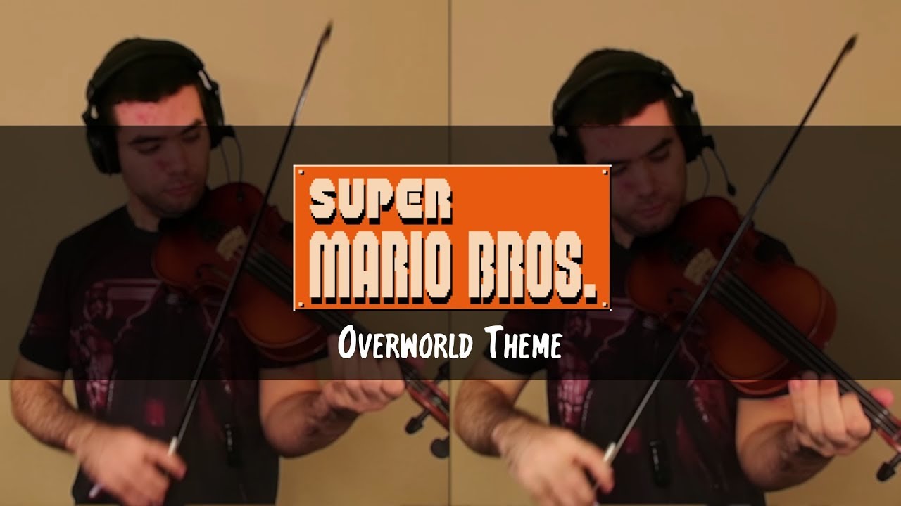 Super Mario Bros Overworld Theme Violin Youtube Music