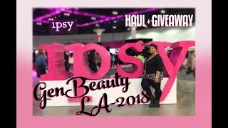 GenBeauty LA 2018: Haul \u0026 SWAG BAG GIVEAWAY