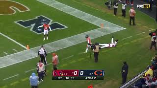 Deandre Hopkins crazy catch on 4th down Vs the bears