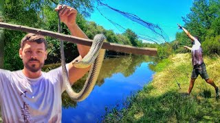 MIRA LO QUE PASO EN ESTE AROYO!! Pesca y Cocina.