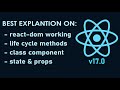 REACT JS Tutorial (2022) | Class Component | REACT Life Cycle Methods