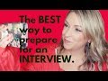 The BEST thing to do to Prepare for Your Job Interview | Interview Tips