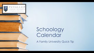 Schoology Calendars