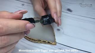 Moonbasanails Tiger eye géllakk 5ml #883