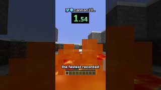 I JUST SET THE FASTEST DEATH IN MINECRAFT HISTORY.