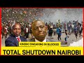 Total shutdown Nairobi❗No Gachagua no Ruto, Gachagua supporters blocks Kindiki swearing in at KICC