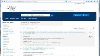 CBC Library Catalog Tutorial: Simple Keyword Search (2014)
