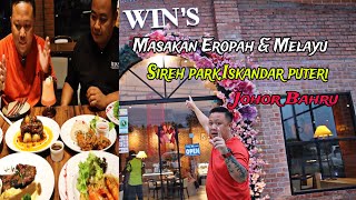 FOOD REVIEW // Wins House Cafe Masakan Eropah & Melayu Di SIREH PARK,ISKANDAR PUTERI…//