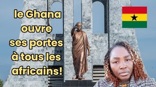 Retour en Afrique: le Ghana ouvre ses portes aux 54 pays du continent.