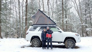 4Runner Snow Camping with Vevor Diesel Heater