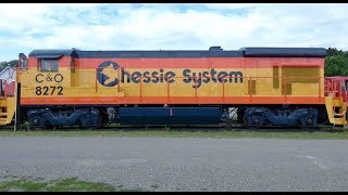 Go Inside The cab of a Chessie  B30-7 Locomotive