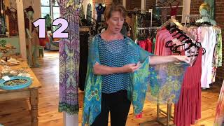 Flutter Shawl Demonstration