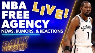 NBA Free Agency Starts! | Kevin Durant, Jalen Brunson, Kyrie Irving & More! | Daily Betslip