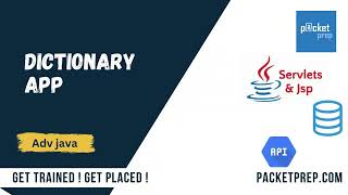 Dictionary App using Advanced java project part - 2. Database Connection using JSP, Servlets, JDBC.