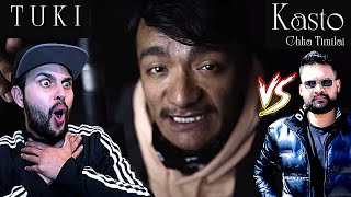 Reacting to TUKI - KASTO CHHA TIMILAI (Official Music Video) TUKI vs BALEN  @tukimusic VS @BalenShah