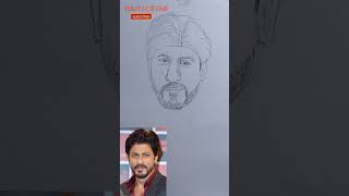 Shahrukh khan's  sketch drawing #drawing #art #shorts #viral #video #sketchingdrawing #roughsketch