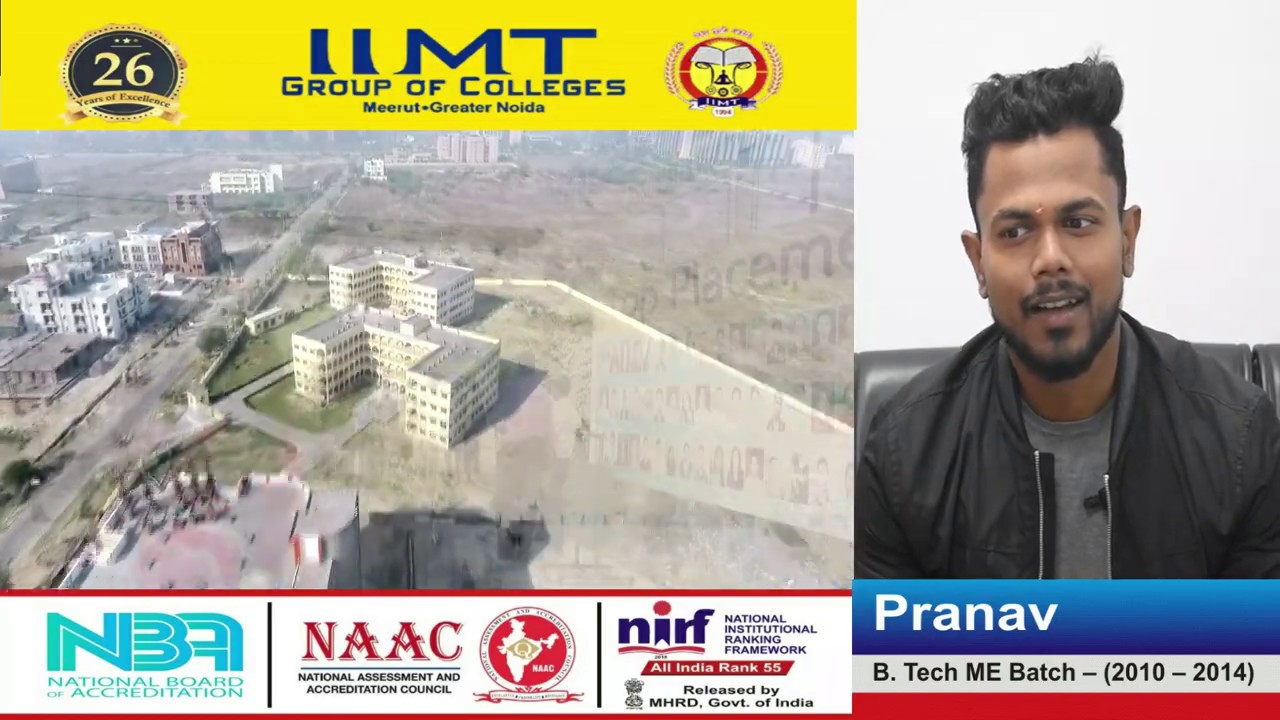 Alumni Pranav (B.Tech - ME) Testimonial - YouTube