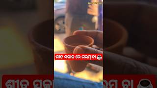 ଶୀତ ସକାଳ ରେ ଗରମ୍ ଚା ☕ #tea #chailover #chaiislove #chai #chaicafe