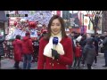 날씨 성탄절 인파로 가득한 명동...내일 비·눈 ytn yes top news