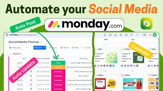 [OUTDATED] Automate Your monday.com Social Media Planner — Auto Post & Status Update in Real Time!