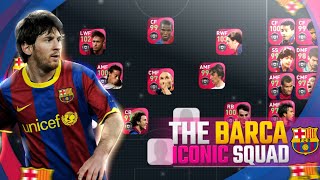 THE ICONIC SQUAD OF BARCELONA 🔥 Pes 2021