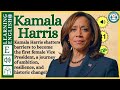 Improve your English  ⭐  Very Interesting Story - Level 3 -  Kamala Harris  | WooEnglish