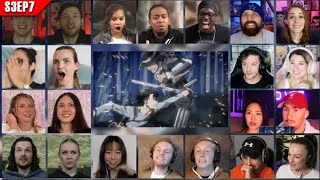 Attack on Titan Season 3 Episode 7 Reaction Mashup | 進撃の巨人